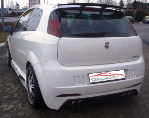 Duplex Sportendschalldämpfer Fiat Grande Punto und Evo